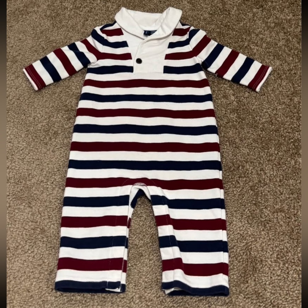 Janie & Jack Stripped Romper size 3-6 months